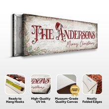 Load image into Gallery viewer, Christmas Family Name Sign II
