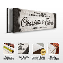 Load image into Gallery viewer, Personalized Happily Ever After Couple Sign III