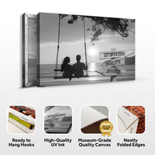 Load image into Gallery viewer, Romantic Swing Family Names Sign