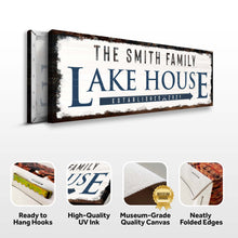 Load image into Gallery viewer, Family Lake House Arrow Sign