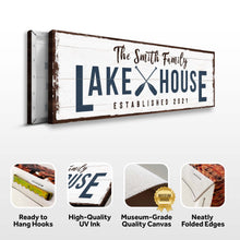 Load image into Gallery viewer, Family Lake House Arrow Sign II