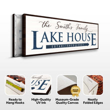 Load image into Gallery viewer, Family Lake House Arrow Sign III