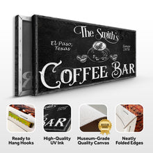 Load image into Gallery viewer, Personalized Coffee Bar Sign VI