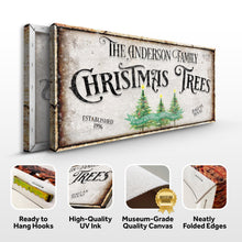 Load image into Gallery viewer, Family Christmas Tree Farm Sign III
