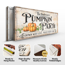Load image into Gallery viewer, Personalized Pumpkin Patch Sign III