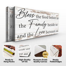 Load image into Gallery viewer, Bless The Food, Family, And Love Sign V
