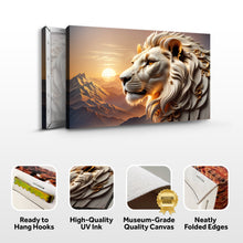 Load image into Gallery viewer, 3D Majestic Lion Wall Art IV