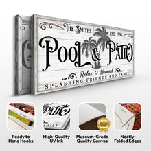 Load image into Gallery viewer, Personalized Pool &amp; Patio Sign VI