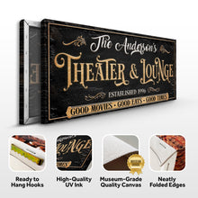 Load image into Gallery viewer, Family Theater And Lounge Sign VI