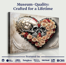 Load image into Gallery viewer, Skull and Flowers Wall Art VII