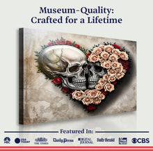 Load image into Gallery viewer, Skull and Flowers Wall Art IX