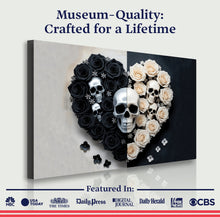 Load image into Gallery viewer, Skull and Flowers Wall Art XIII