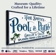 Load image into Gallery viewer, Personalized Pool Bar Sign II