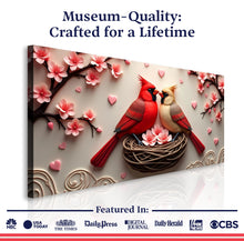 Load image into Gallery viewer, 3D Cardinals Wall Art VI
