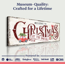 Load image into Gallery viewer, Family Welcome To Christmas Sign II