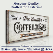 Load image into Gallery viewer, Coffee Bar Sign IX