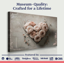 Load image into Gallery viewer, Floral Heart Wall Art