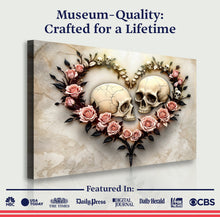 Load image into Gallery viewer, Skull and Flowers Wall Art VI