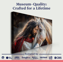 Load image into Gallery viewer, Jesus And Horse Faith Wall Art