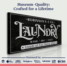 Load image into Gallery viewer, Laundry Room Sign V