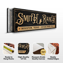Load image into Gallery viewer, Personalized Horse Ranch Sign