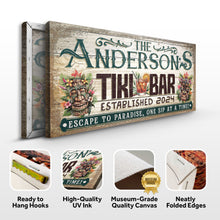 Load image into Gallery viewer, Personalized Tiki Bar Sign III