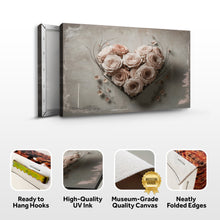 Load image into Gallery viewer, Floral Heart Wall Art
