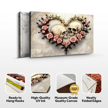 Load image into Gallery viewer, Skull and Flowers Wall Art VI