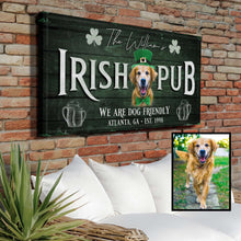 Load image into Gallery viewer, Irish Pub Dog Portrait Sign