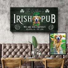 Load image into Gallery viewer, Irish Pub Dog Portrait Sign