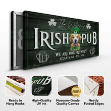 Load image into Gallery viewer, Irish Pub Dog Portrait Sign