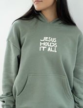 Load image into Gallery viewer, Jesus Holds It All Unisex Hoodie