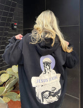 Load image into Gallery viewer, Jesus Is King Black Unisex Hoodie