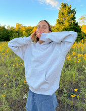Load image into Gallery viewer, Jesus Is King Heather Grey Unisex Hoodie