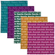 Load image into Gallery viewer, Jewel Tones Personalized Minky Blanket