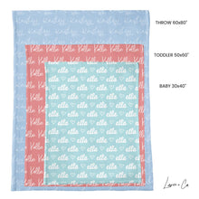 Load image into Gallery viewer, Jewel Tones Personalized Minky Blanket