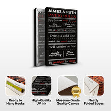 Load image into Gallery viewer, Patio Rules Sign