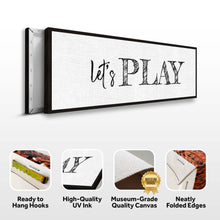 Load image into Gallery viewer, Let's Play Sign