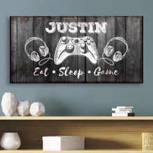 Load image into Gallery viewer, Eat Sleep Game Sign