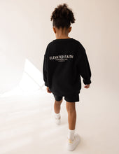 Load image into Gallery viewer, Kingdom Club Black Kids Crewneck