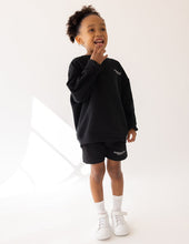 Load image into Gallery viewer, Kingdom Club Black Kids Crewneck