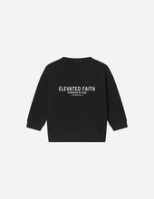 Load image into Gallery viewer, Kingdom Club Black Kids Crewneck