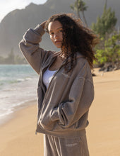 Load image into Gallery viewer, Kingdom Club Brown Full-Zip Hoodie