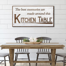 Load image into Gallery viewer, Kitchen Table Wall Art Sign