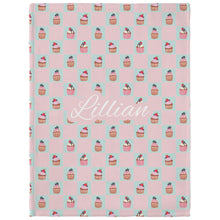 Load image into Gallery viewer, Lillian's Garden Personalized Minky Blanket