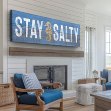 Load image into Gallery viewer, Stay Salty Coastal Sign VII