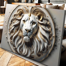 Load image into Gallery viewer, 3D Majestic Lion Wall Art VI