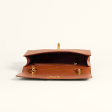 Load image into Gallery viewer, Loyal West Savi Small Embossed &amp; Grained Leather Bag - Amber Glow