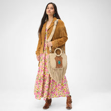 Load image into Gallery viewer, Loyal West SEDONA TASSLE BAG IN SUEDE LEATHER