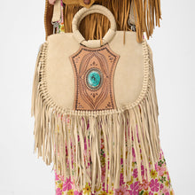 Load image into Gallery viewer, Loyal West SEDONA TASSLE BAG IN SUEDE LEATHER